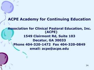 The Acpe Academy | PPT