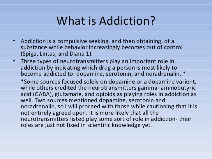 The addicted brain