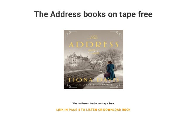 the address books on tape free addressbooks