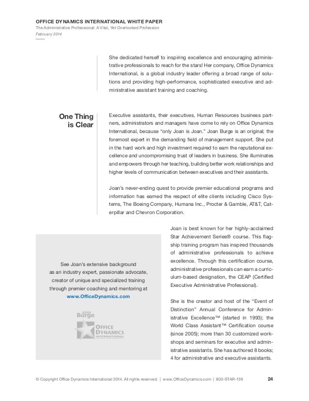 the administrative professional a vital yet overlooked contributor