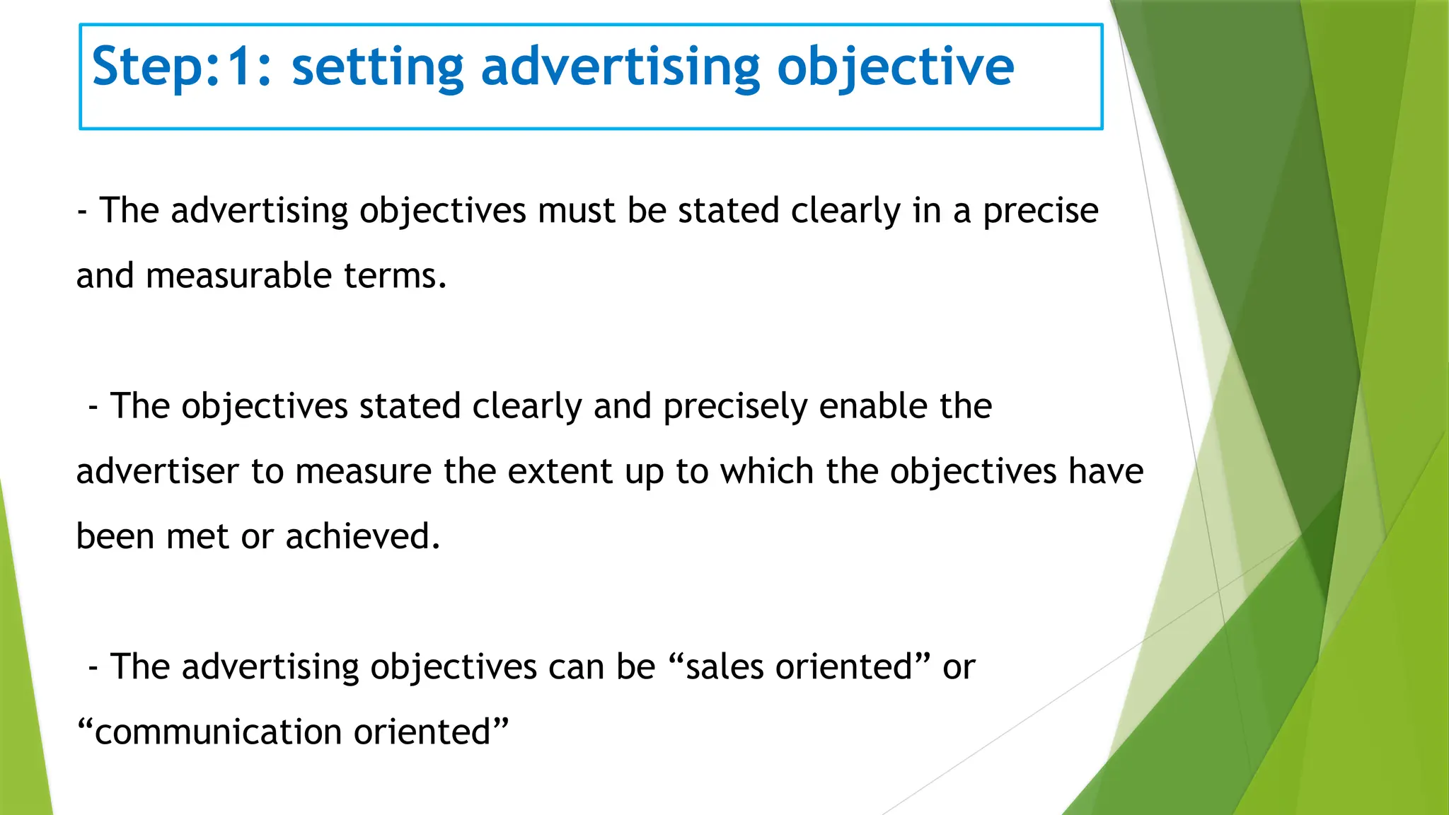 the ads planning process-- marketing - advertisement | PPTX