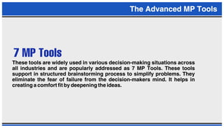 PPT ON THE ADVANCED MANAGEMENT AND PLANNING TOOLS | PDF