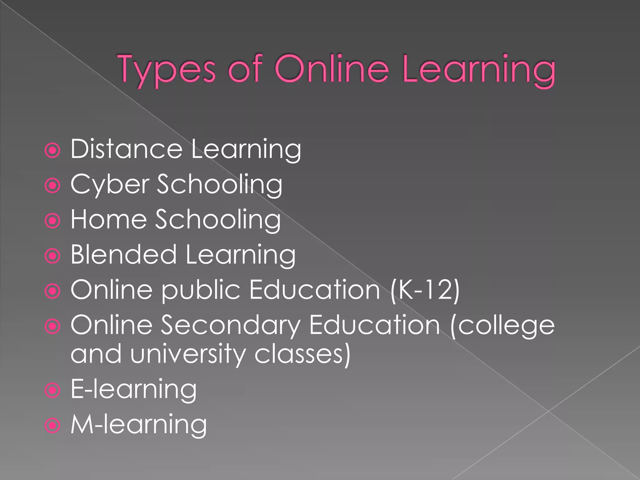 The advantages and disadvantages of online learning | PPTX