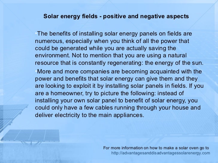 disadvantages of solar energy