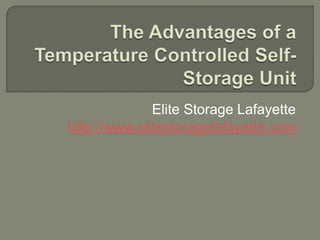 Elite Storage Lafayette
http://www.elitestoragelafayette.com
 