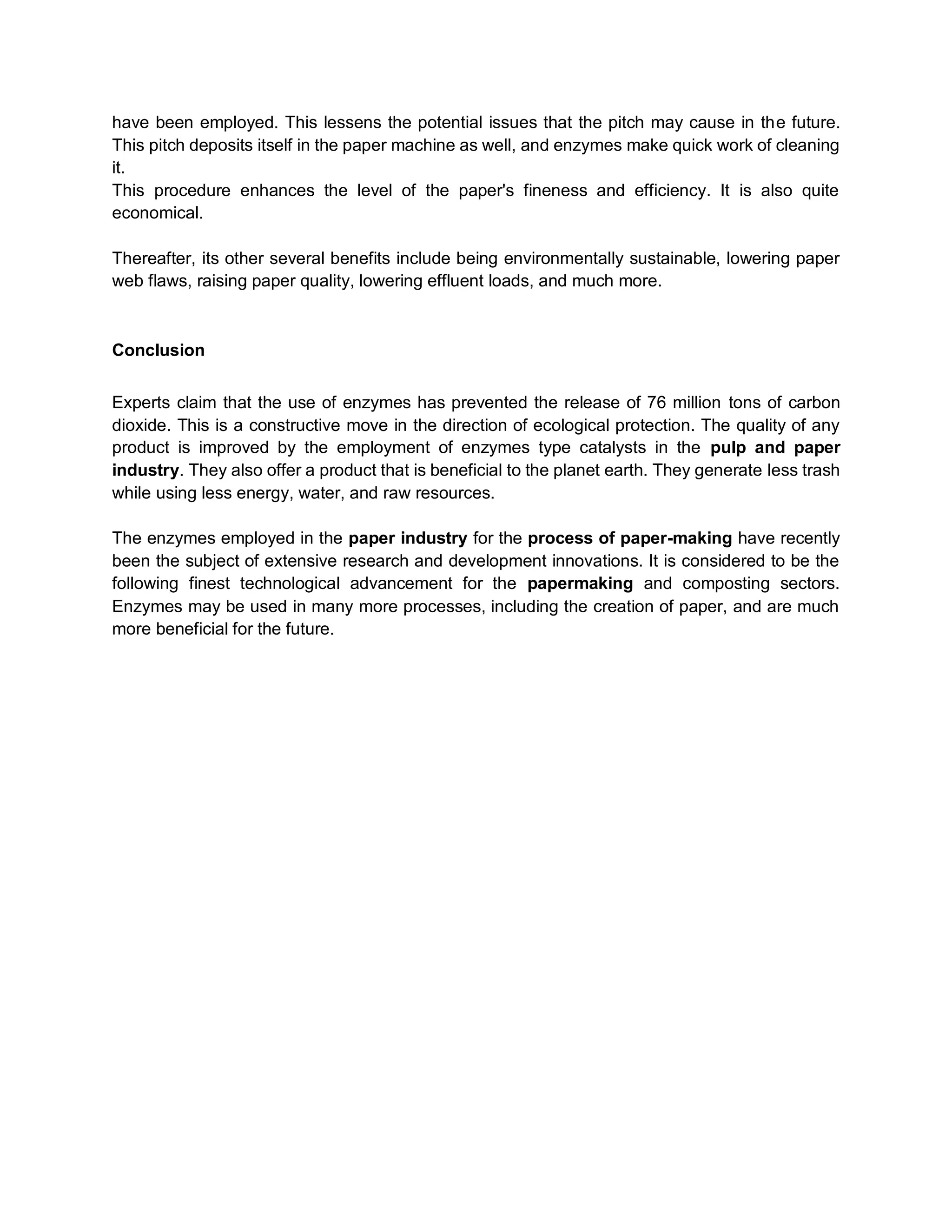 The advantages of enzymes in the pulp and paper Industry.pdf