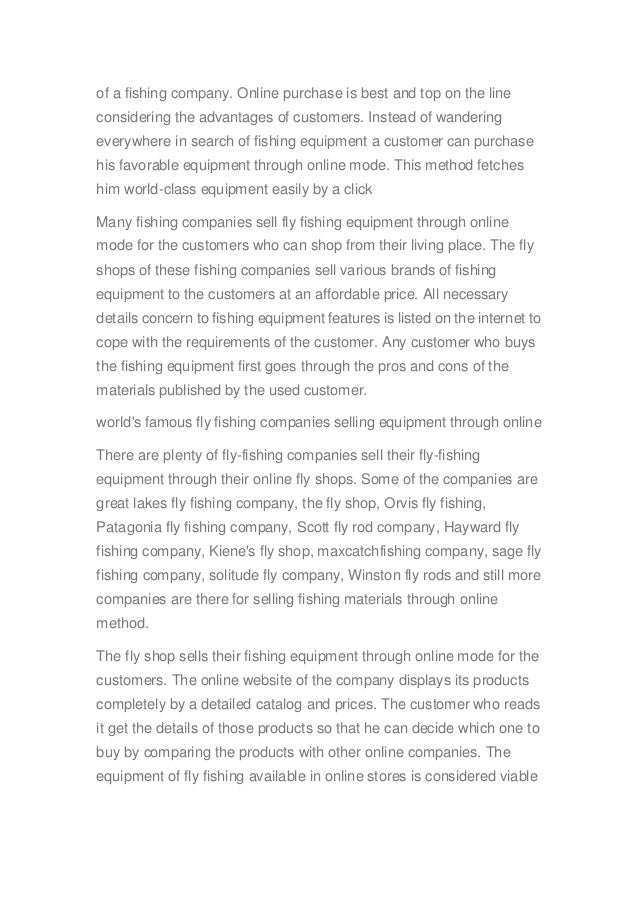 fishing rod companies