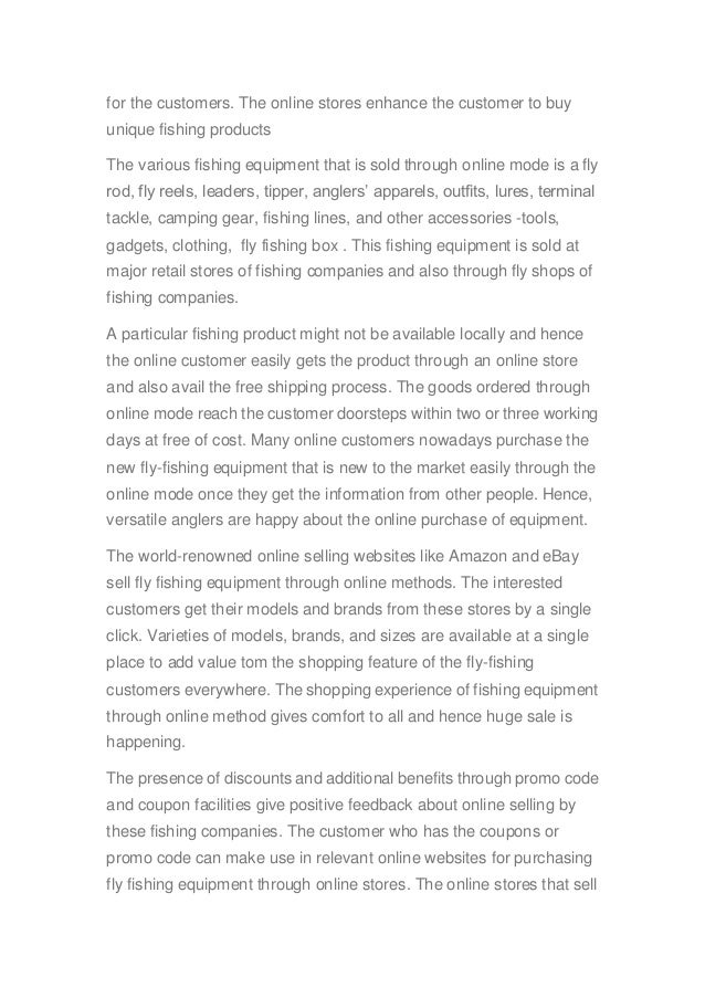 fishing equipment companies