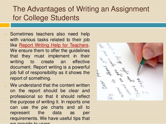 College assignment help writing