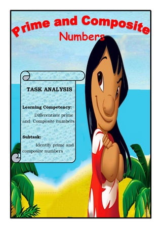 ADVENTURE OF MATHILDE (PRIME AND COMPOSITE NUMBERS) | PDF