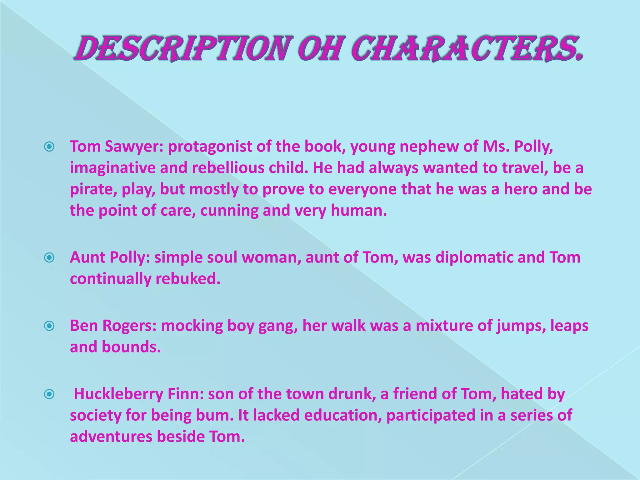 Short Summary Of The Adventures Of Tom Sawyer The adventures of tom sawyer | PPTX | Books and Literature
