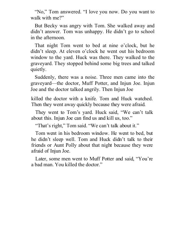 The Adventures Of Tom Sawyer Chapter 2