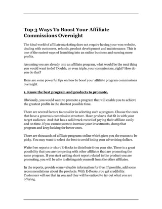 The affiliate marketers_handbook
