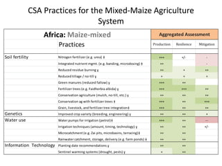 A unique partnership and systemic approach to food insecurity and climate change in Africa 