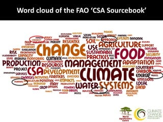 A unique partnership and systemic approach to food insecurity and climate change in Africa 