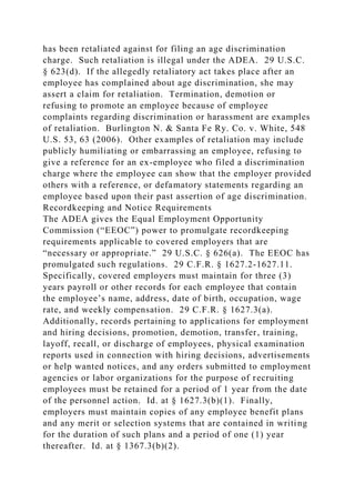 The Age Discrimination and Employment ActIn 1967, Congress enact.docx