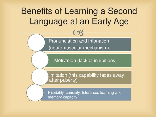 Age and Language Learning