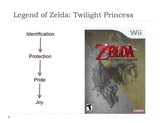 Legend of Zelda: Twilight Princess

   Identification



    Protection



      Pride



       Joy
 