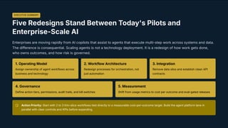 Scaling Enterprise AI: The 5 Essential Redesigns for Agentic AI Success ...