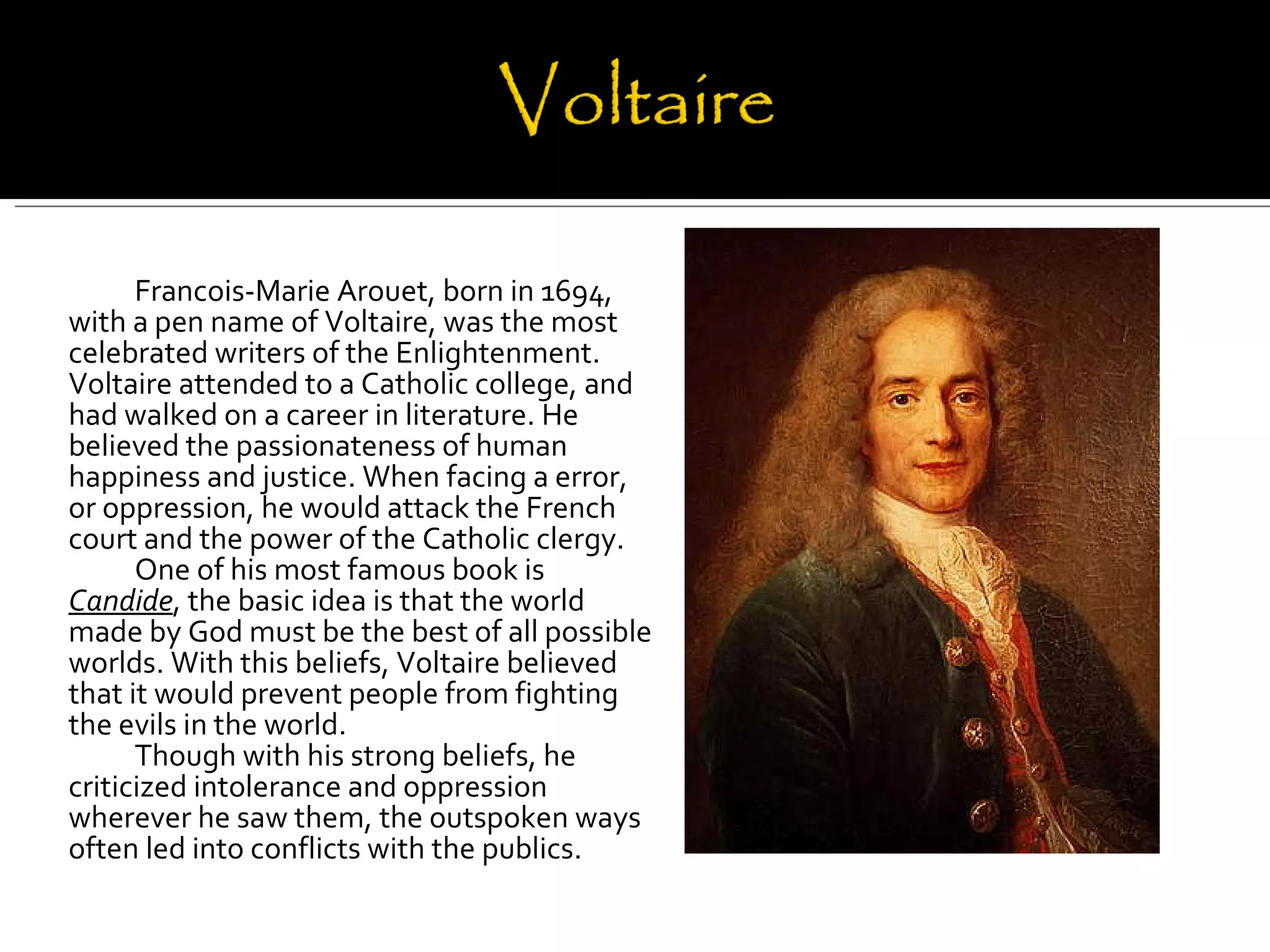 The age of enlightenment powerpoint | PPT
