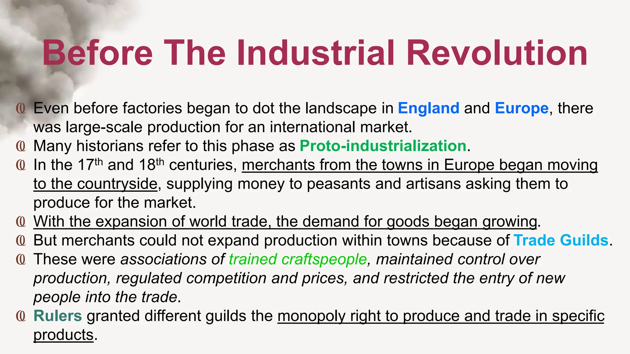 The Age Of Industrialization Class 10th PPT