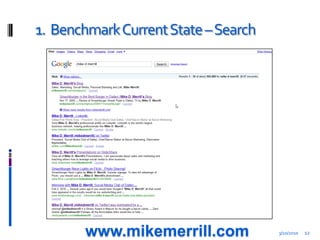 1.  Benchmark Current State – Search<br />3/10/2010<br />12<br />