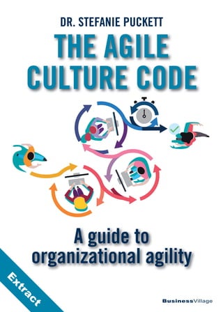 BusinessVillage
THE AGILE
CULTURE CODE
DR. STEFANIE PUCKETT
A guide to
organizational agility
E
xtract
 