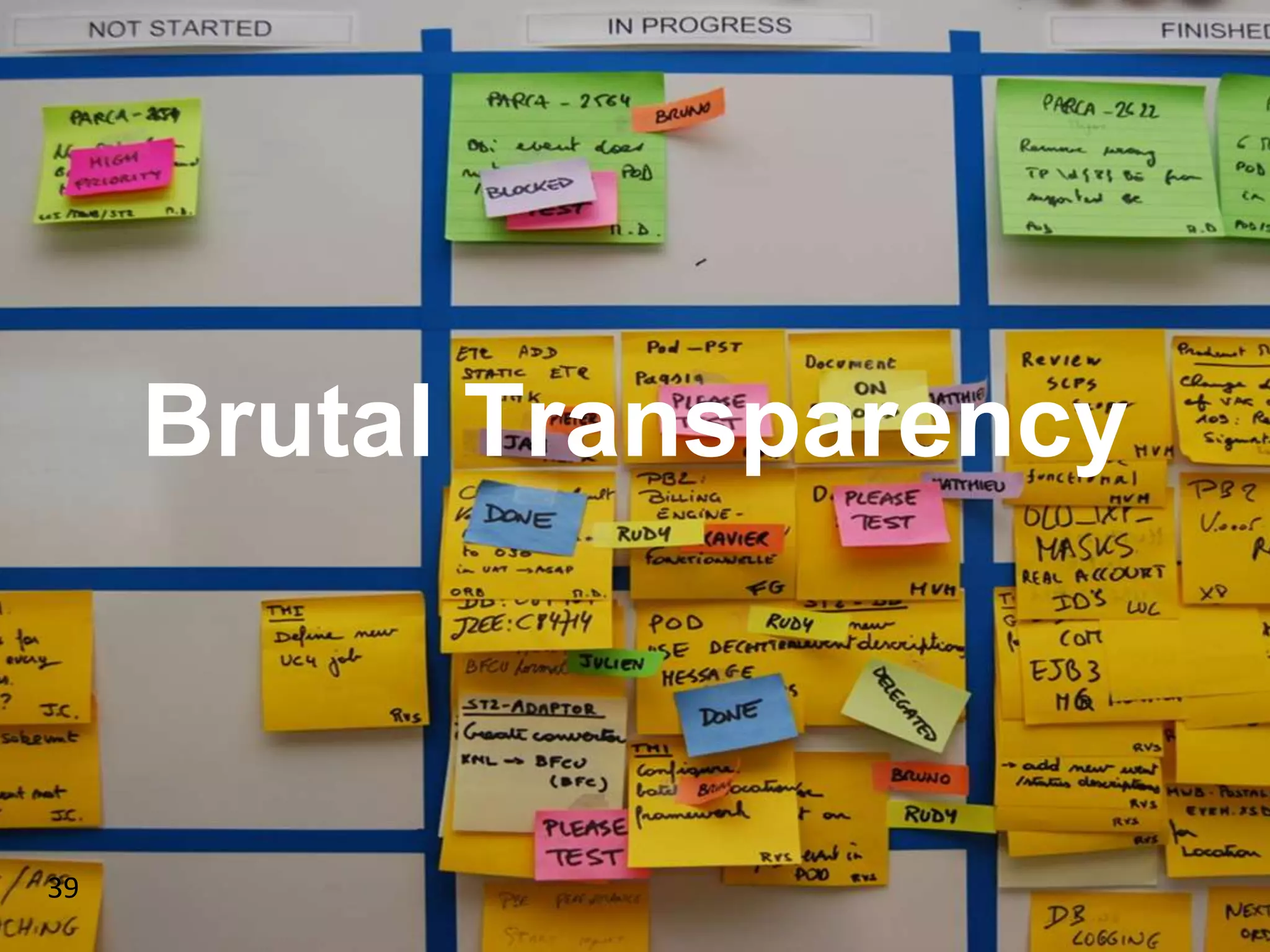 Brutal Transparency
39
 