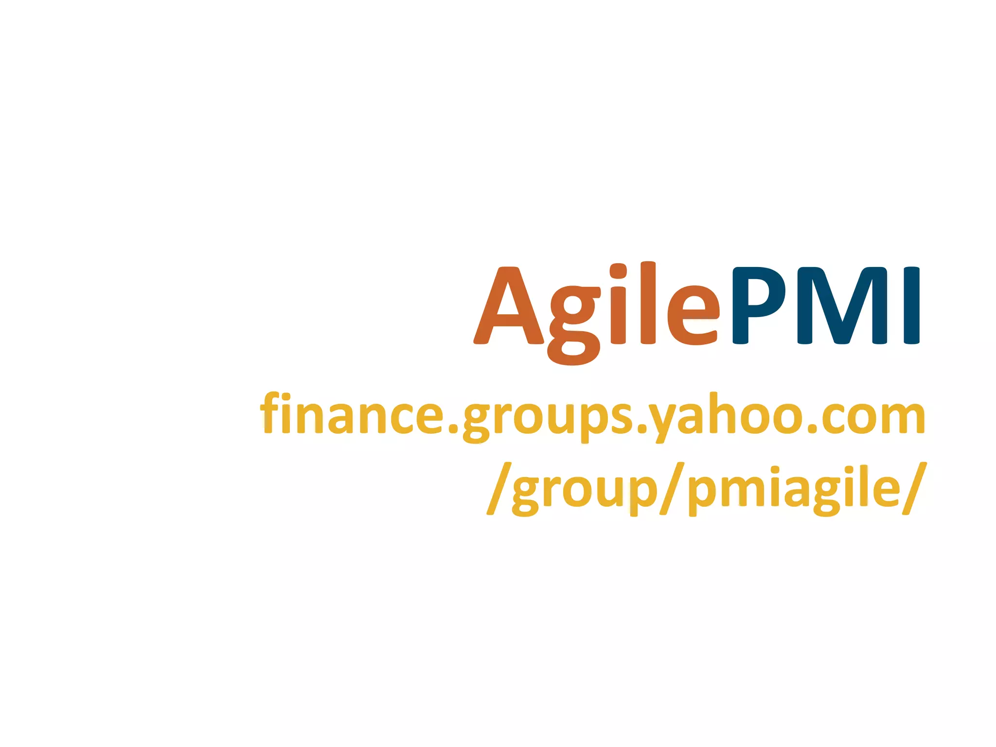 The Agile PMP v2