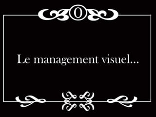 Le management visuel...
 