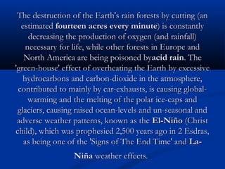 The ailing planet | PPT