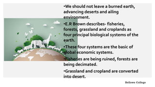 The ailing planet: The green movement's role PPT | PDF