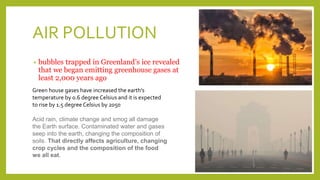 The ailing planet | PPTX