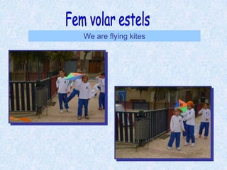 Fem volar estelsWe are flying kites