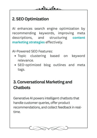 The Role of Generative AI in Shaping the Future of Digital Marketing | PDF