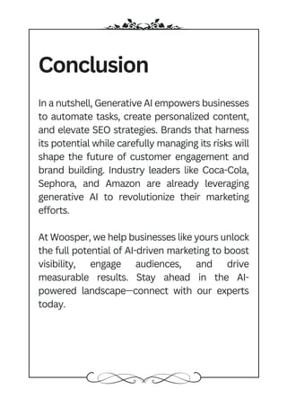 The Role of Generative AI in Shaping the Future of Digital Marketing | PDF
