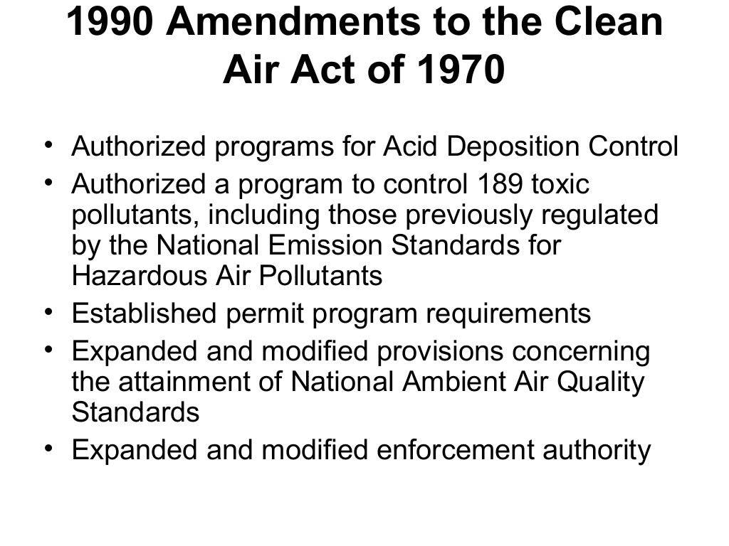 The Air Pollution Control Act Of 1955
