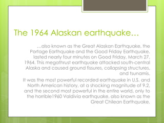 Great alaska earthquake magnitude