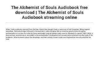 The Alchemist of Souls Audiobook free download | The Alchemist of Sou…