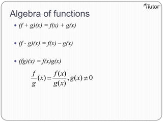 The Algebric Functions | PPTX