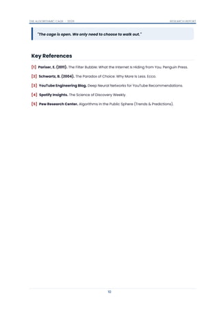 The Algorithm Cage The Algorithmic Cage Report (2026): The State of Human Agency in a ...