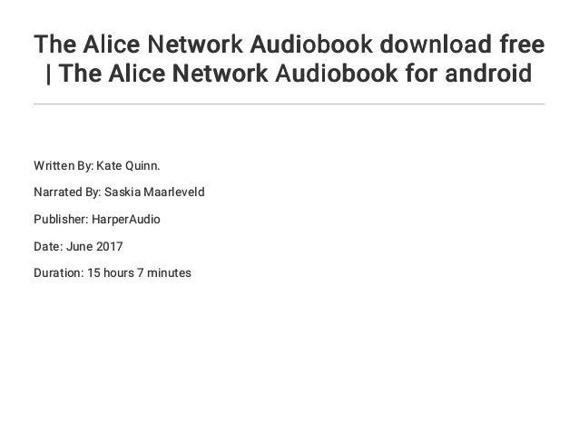 the alice network reviews the alice network reviews