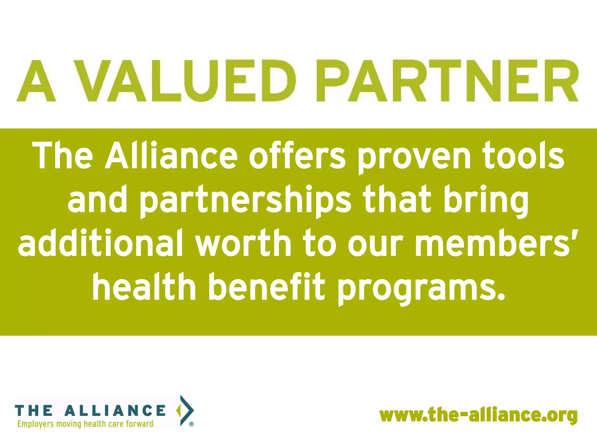 The Alliance Difference PPT the-alliance-difference-ppt