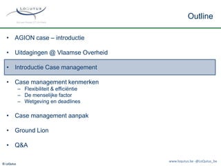 Case Management @ Vlaamse Overheid: Project Alpha | PPTX