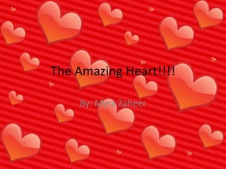 The Amazing Heart!!!! By: Myra Zaheer 