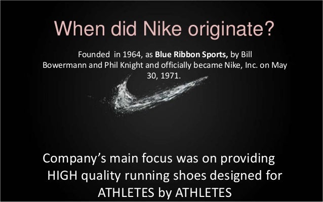 The amazing story of nike The amazing story of nike