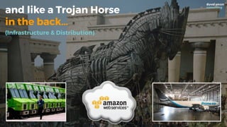 and like a Trojan Horse 
in the back…
(Infrastructure & Distribution)
 