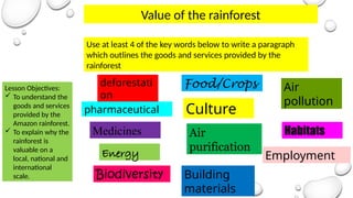 The AMazon causes of deforestation and effects.pptx