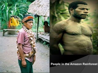 People in the Amazon Rainforest
 