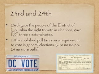The Amendments of The Constitution | PPT
